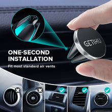 Load image into Gallery viewer, Car Phone Holder Magnetic Air Vent Mount Magnet Support Silver