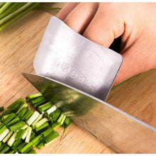 Load image into Gallery viewer, Finger Guard &amp; Protector for Cutting and Chopping - Stainless Steel Slicing Kitchen Tool