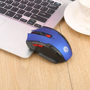 2.4Ghz Mini Wireless Optical Gaming Mouse Blue