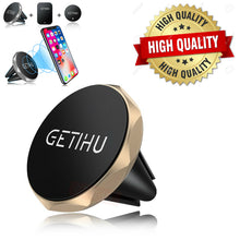 Load image into Gallery viewer, Car Phone Holder Magnetic Air Vent Mount Magnet Support Gold